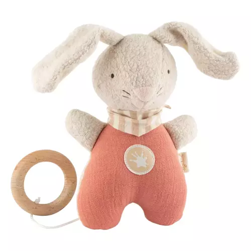 Bild des Artikels sigikid Musselin Spieluhr Hase, 20 x 11 x 7 cm 