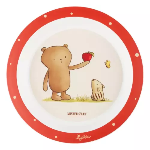 Bild des Artikels sigikid Mister O'Lui - Teller rot, 22 x 22 x 3 cm 