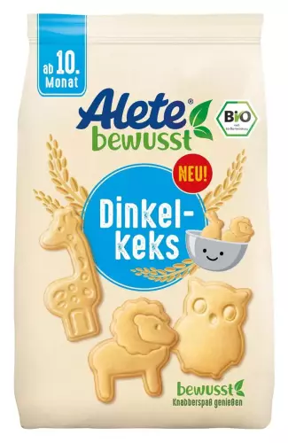 Bild des Artikels Alete Bio Dinkelkeks, 4 Packungen x 125g   