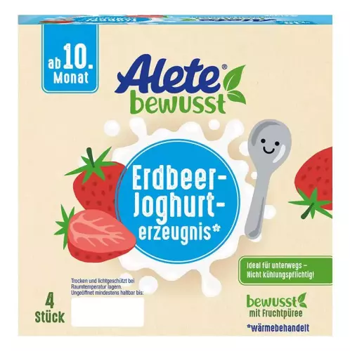 Bild des Artikels Alete Erdbeer-Joghurterzeugnis, 6x 4x100g Becher 