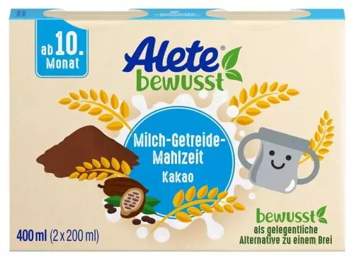 Bild des Artikels Alete Milch-Getreide-Mahlzeit Kakao, 6x 2x200ml  