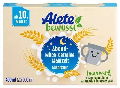 Bild des Artikels Alete Abend-Milch-Getreide-Mahlzeit Mehrkorn, 6x 2x200ml  