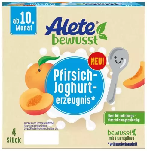 Bild des Artikels Alete Pfirsich-Joghurterzeugnis, 6x 4x100g Becher 