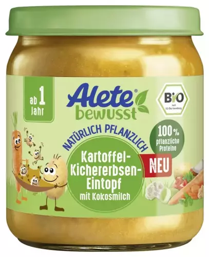 Bild des Artikels Alete Bio Gläschen - Kartoffel-Kichererbseneintopf, 6 x 250g 