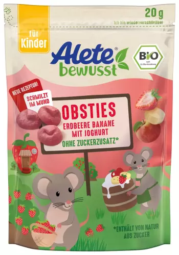 Bild des Artikels Alete Obsties Erdbeer Banane Joghurt, 12 x 20g 