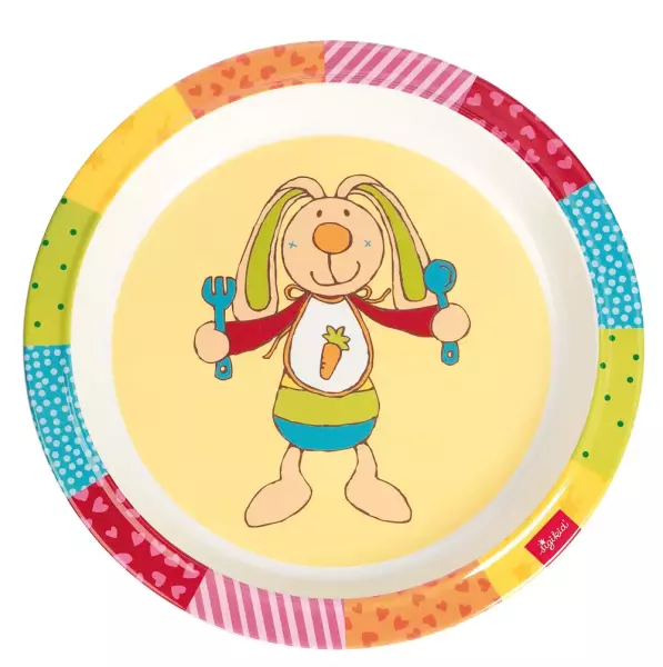 Bild 1 des Artikels sigikid Teller Hase Rainbow Rabbit , 21,5 x 21,5 x 2,5 cm 
