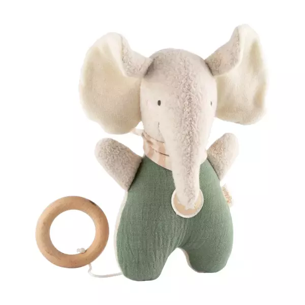 Bild 1 des Artikels sigikid Musselin Spieluhr Elefant, 21 x 11 x 9 cm 