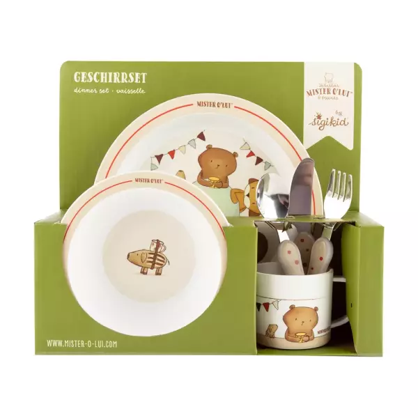Bild 1 des Artikels sigikid Mister O'Lui - Geschirr Set beige, 30 x 10 x 25 cm 