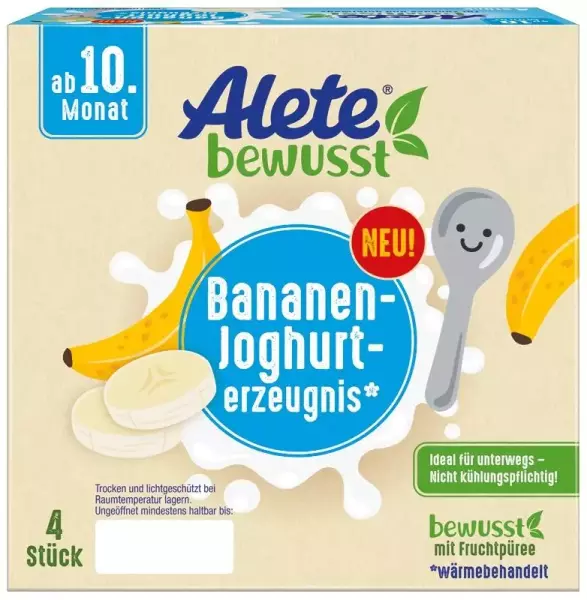 Bild 1 des Artikels Alete Bananen-Joghurterzeugnis, 6x 4x100g Becher 