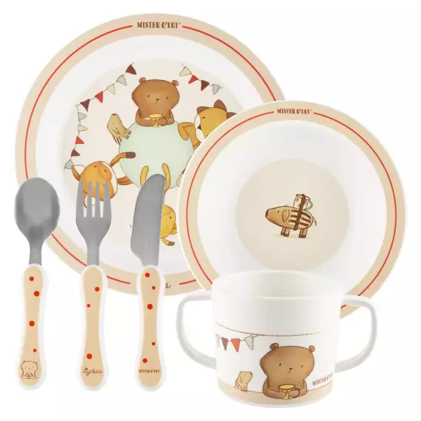 Bild 2 des Artikels sigikid Mister O'Lui - Geschirr Set beige, 30 x 10 x 25 cm 