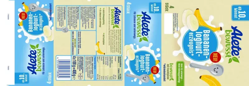 Bild 2 des Artikels Alete Bananen-Joghurterzeugnis, 6x 4x100g Becher 