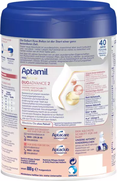 Bild 2 des Artikels Aptamil Profutura DuoAdvance 2 
