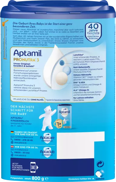Bild 2 des Artikels Aptamil Pronutra 3 