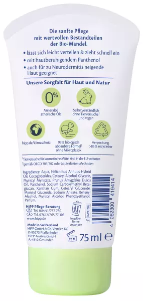 Bild 2 des Artikels HIPP Babysanft Pflegecreme 75ml 