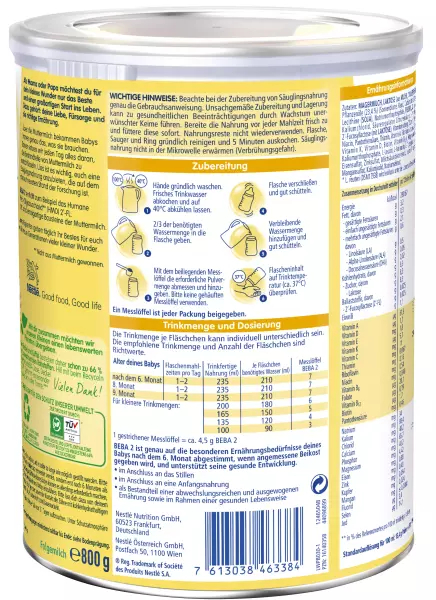 Bild 3 des Artikels Nestle BEBA 2 