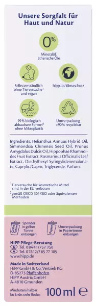 Product image 4 of the product “HIPP Mama sanft - Massageöl 100ml  ”
