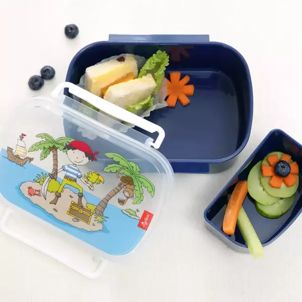 Bild 5 des Artikels sigikid Brotzeitbox Sammy Samoa blau, 17 x 11 x 7 cm 