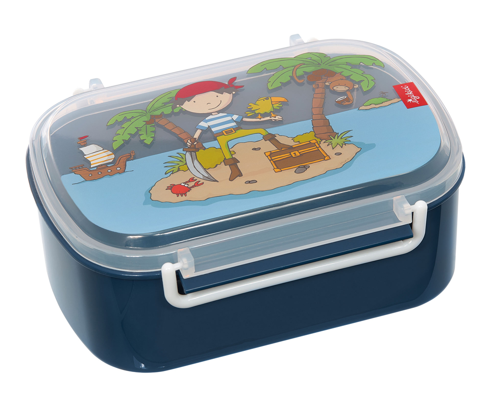 Bild 1 des Artikels sigikid Brotzeitbox Sammy Samoa blau, 17 x 11 x 7 cm 