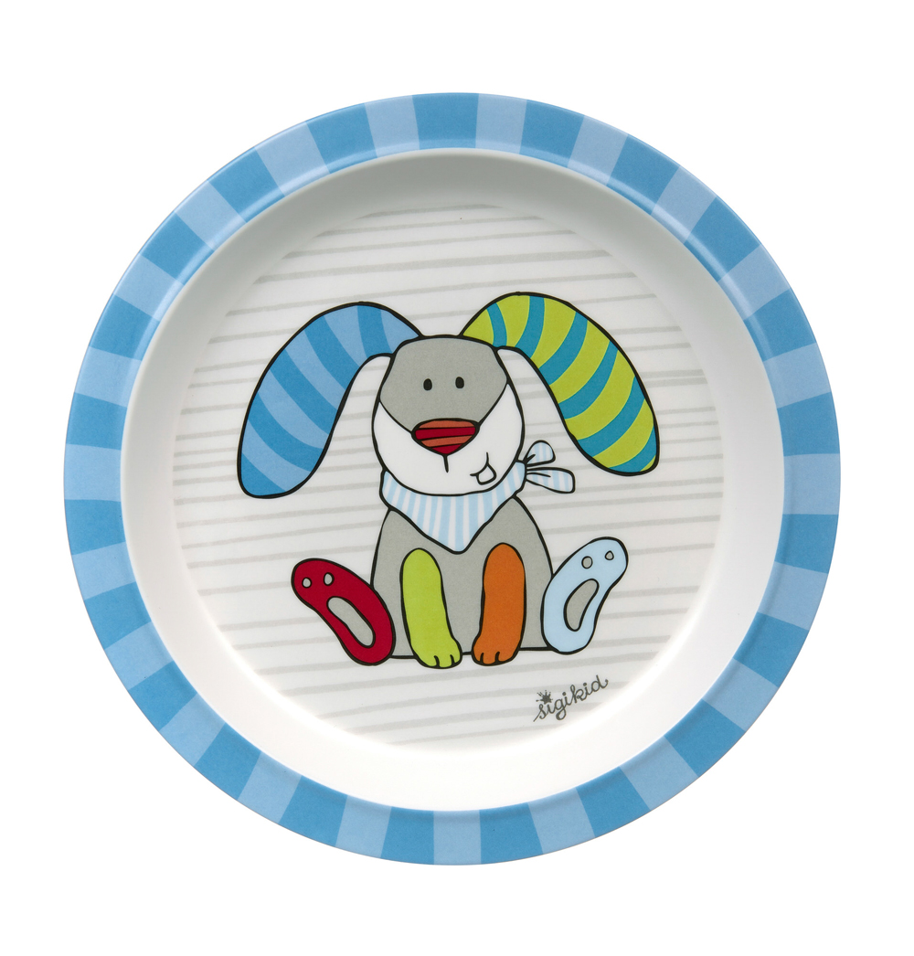 Bild 1 des Artikels sigikid Teller Hase Ringel Dingel , 21,5 x 21,5 x 2,5 cm 