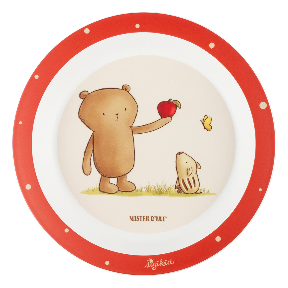 Bild 1 des Artikels sigikid Mister O'Lui - Teller rot, 22 x 22 x 3 cm 