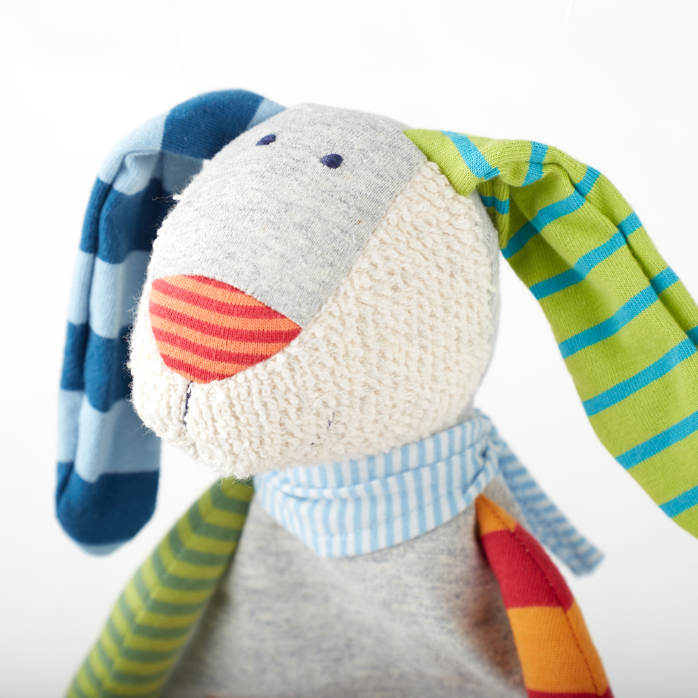 Bild 3 des Artikels sigikid Schnuffeltuch Hase Ringel Dingel, 23 x 20 x 8 cm 