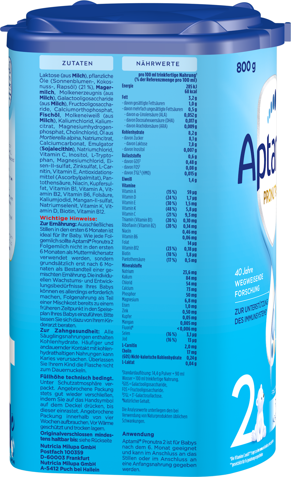 Bild 3 des Artikels Aptamil Pronutra 2 