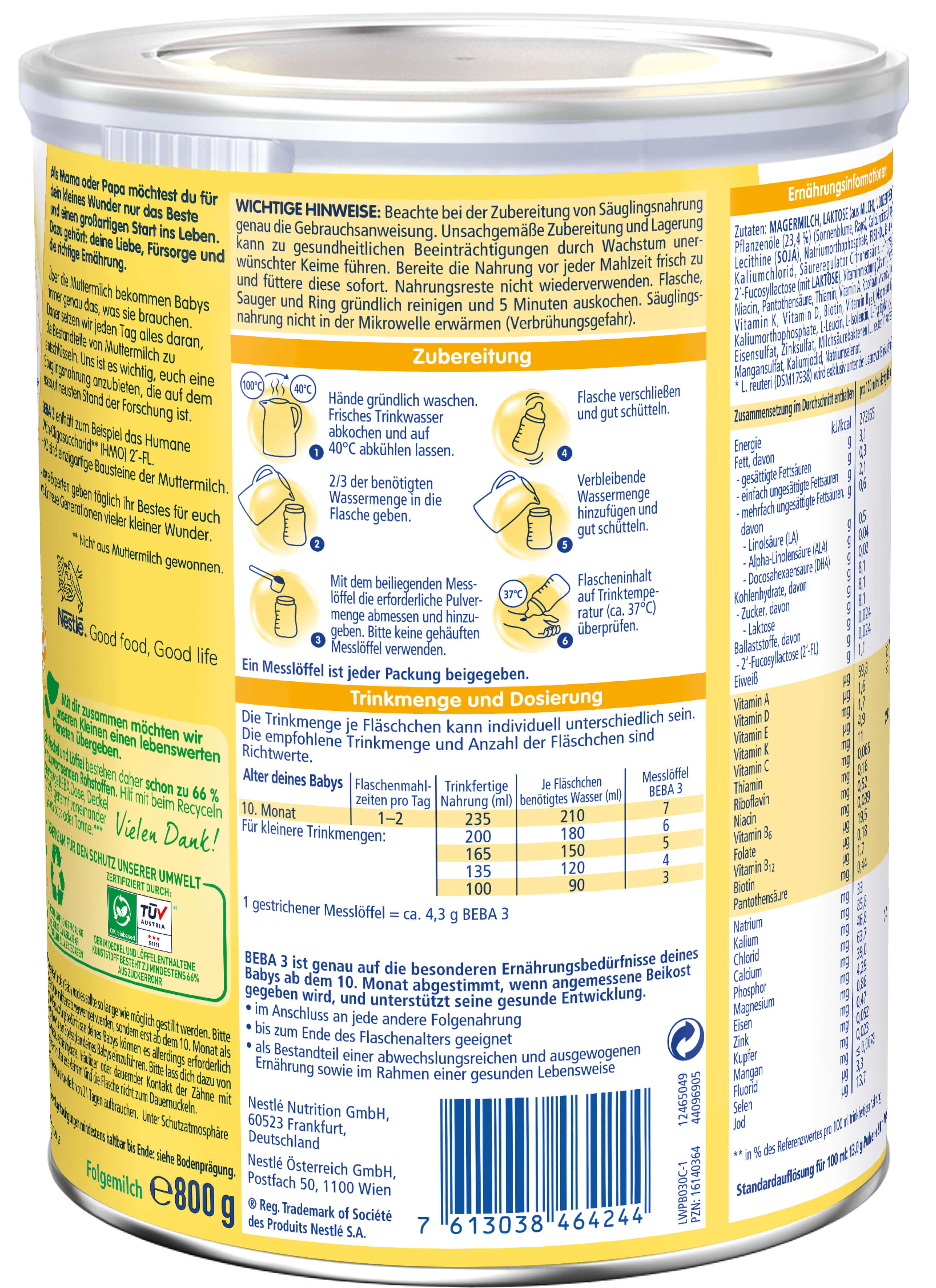 Bild 3 des Artikels Nestle BEBA 3 