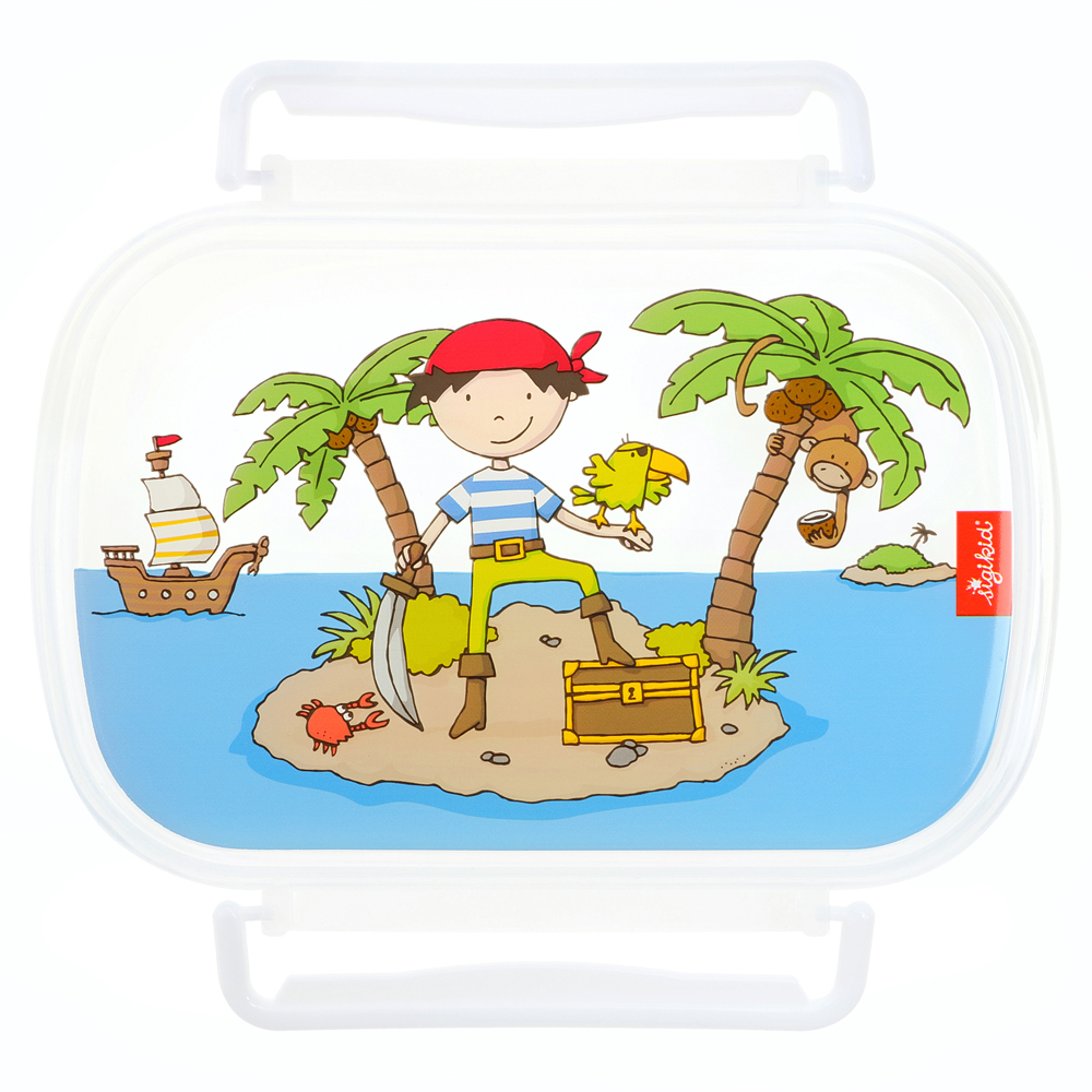 Bild 4 des Artikels sigikid Brotzeitbox Sammy Samoa blau, 17 x 11 x 7 cm 