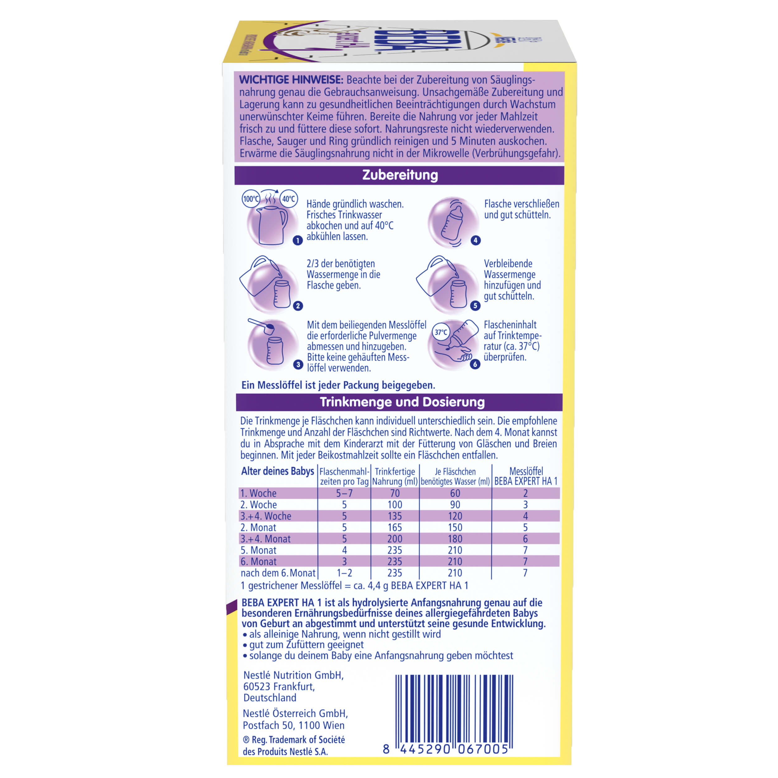 Bild 4 des Artikels Nestle Beba EXPERT HA 1 